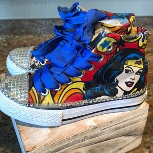 Custom Wonder Woman Sneakers 🌟